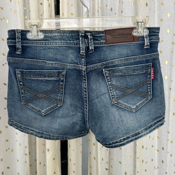 Demon & Hunter 601 Series Slim Cut Factory Faded Stretch Denim Jeans Shorts M - Picture 5 of 7
